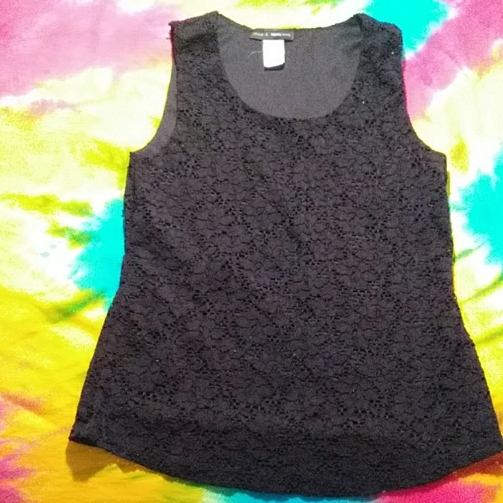 Black Laced Top